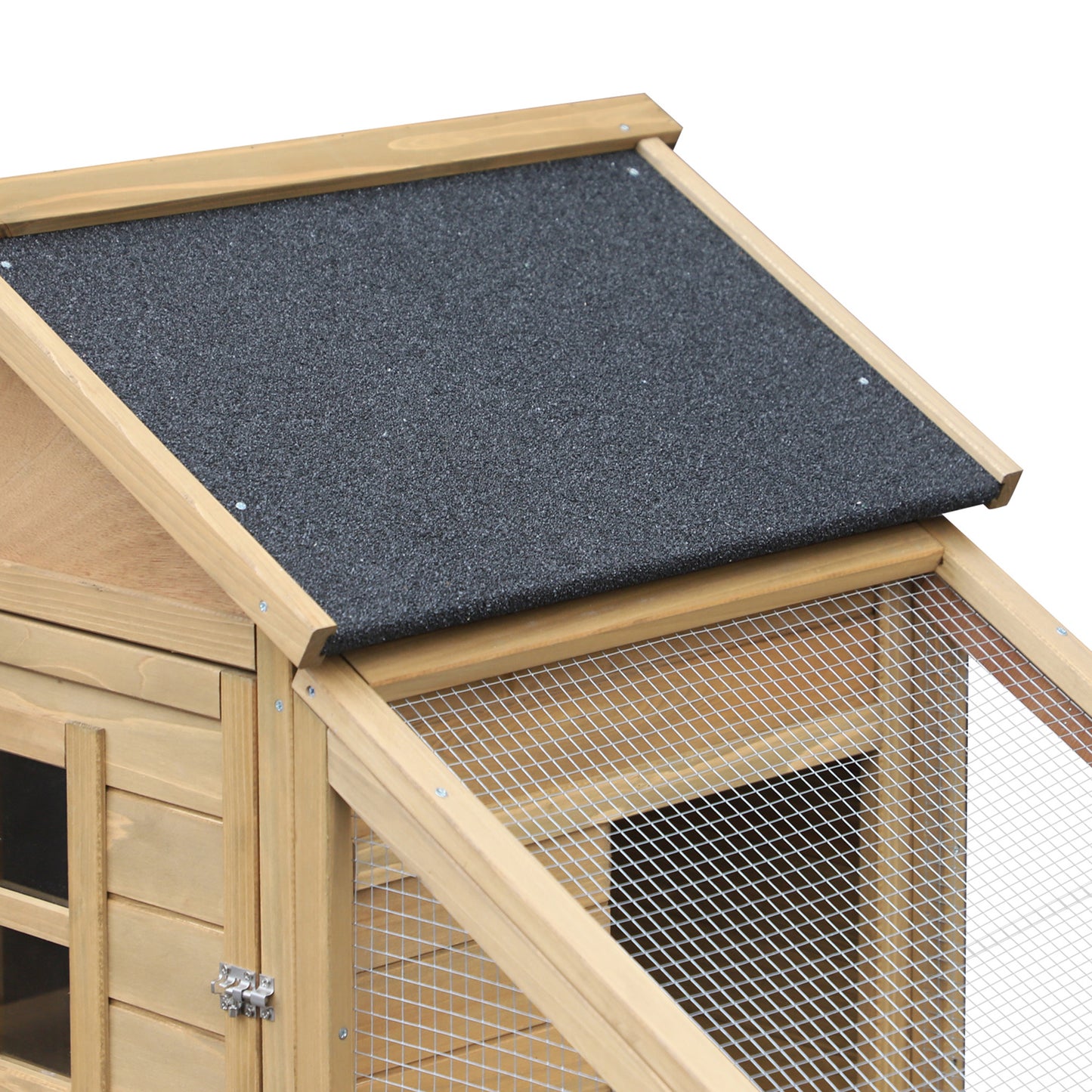 Backyard Wood Chicken Coop & Hen Cage — Secure Poultry Pen for Chickens, Ducks & Small Animals