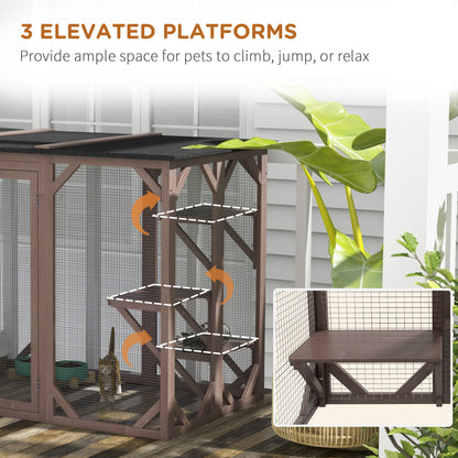 Outdoor Cat Catio Enclosure – Secure Cat Patio for Safe Outdoor Exploration