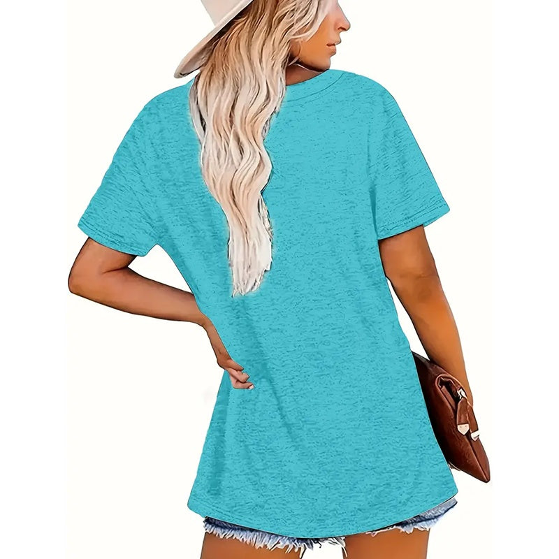 Women’s Funny Chicken Graphic T-Shirt — Casual Short Sleeve Tee for Chicken Lovers