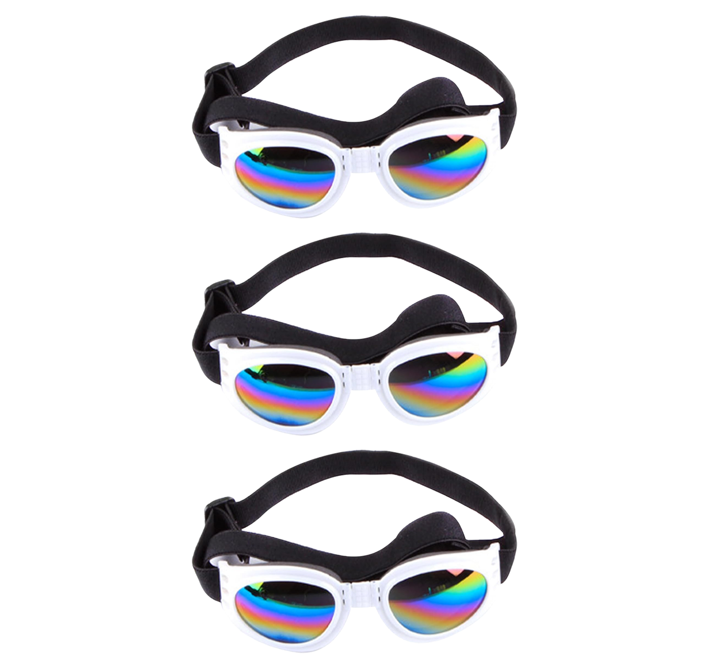 Pet Sunglasses & Goggles — Windproof UV Glasses for Dogs & Cats with Adjustable Strap