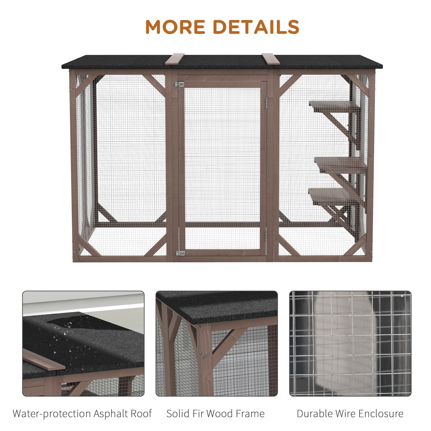 Outdoor Cat Catio Enclosure – Secure Cat Patio for Safe Outdoor Exploration