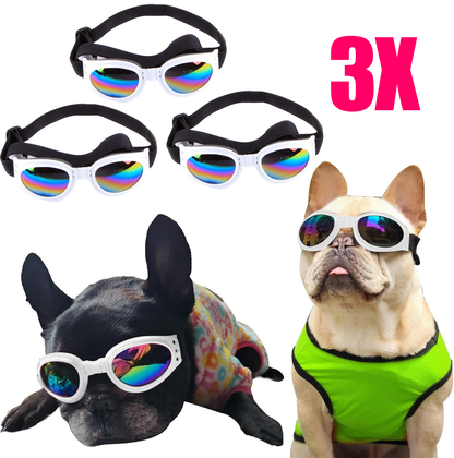 Pet Sunglasses & Goggles — Windproof UV Glasses for Dogs & Cats with Adjustable Strap